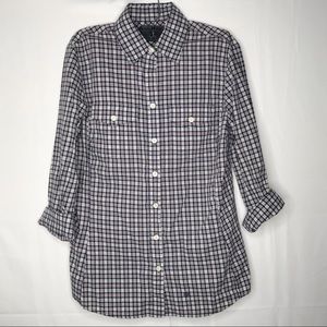 Banana Republic Plaid long sleeve